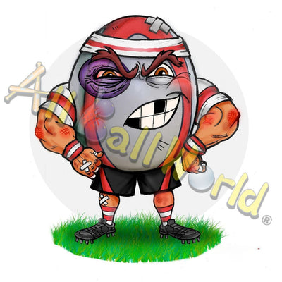 "RUFFY" the Rugby Ball