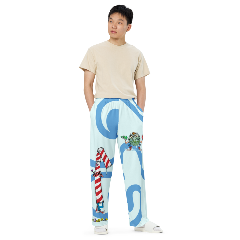 Alim Unisex Wide-Leg Jersey Pants