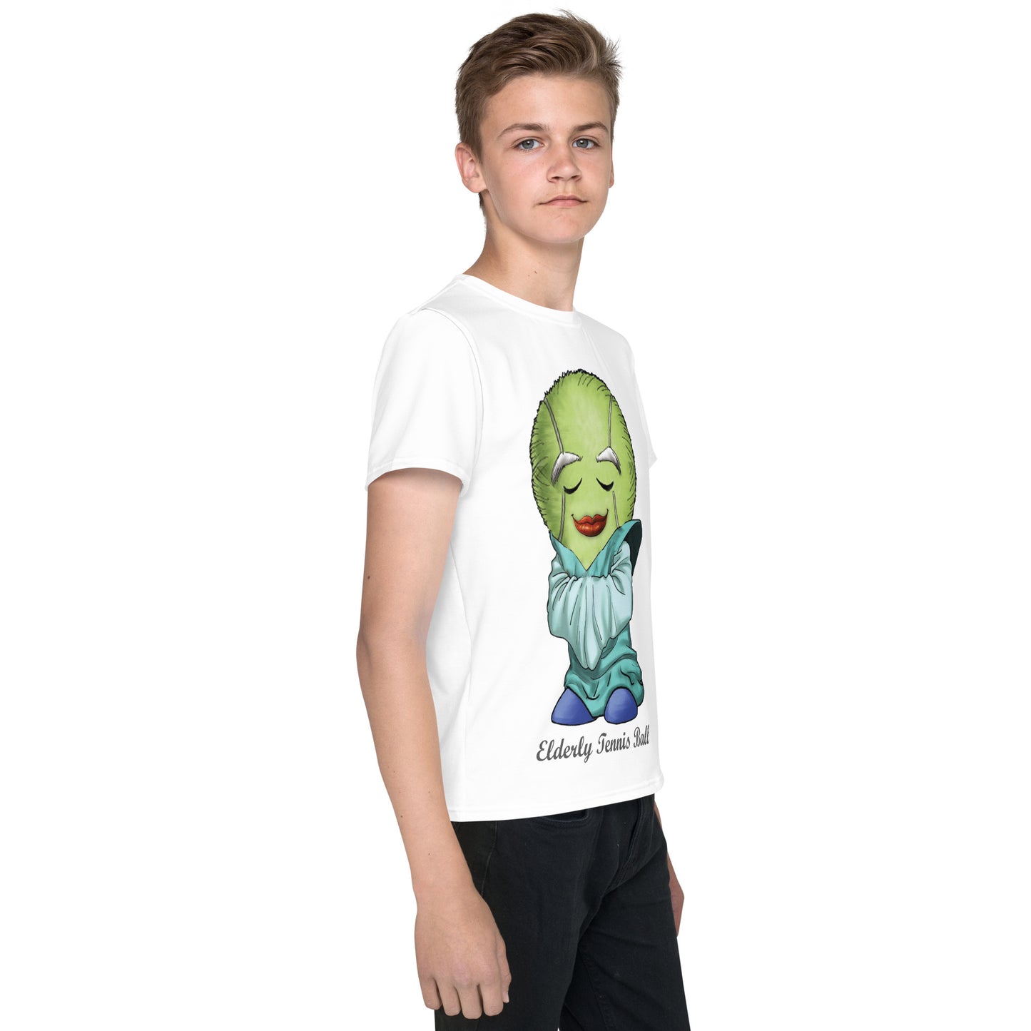 Elderly Tennis Ball - Unisex White T-Shirt