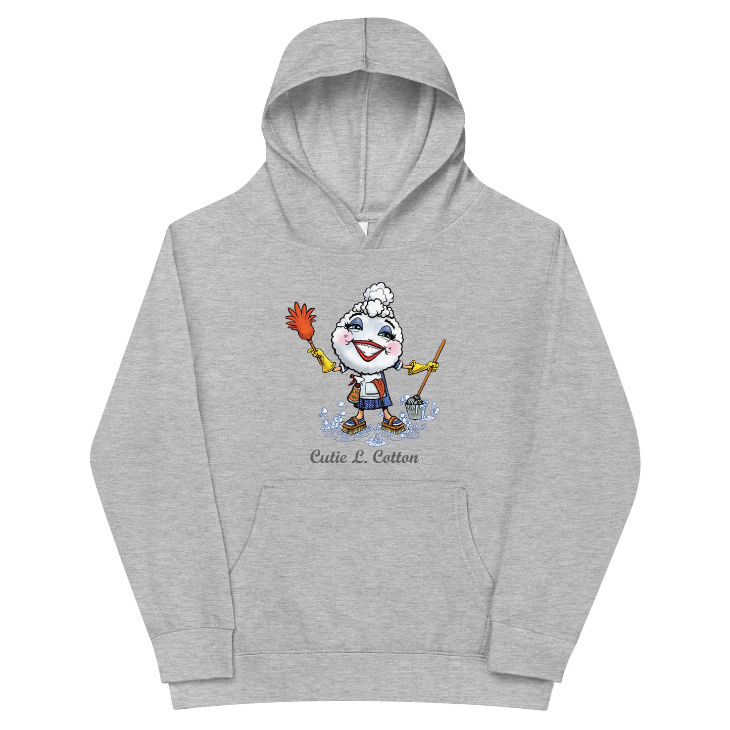Cutie L. Cotton Unisex Fleece Hoodie Pullover