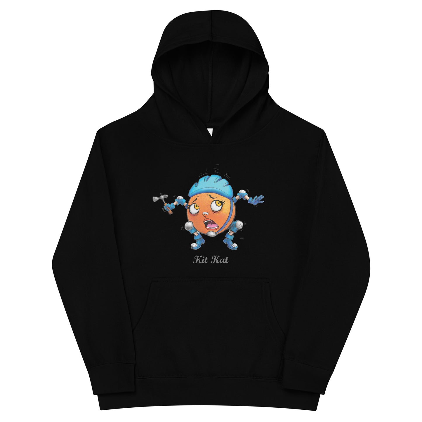 Kit Kat the Kick Ball Unisex Fleece Hoodie