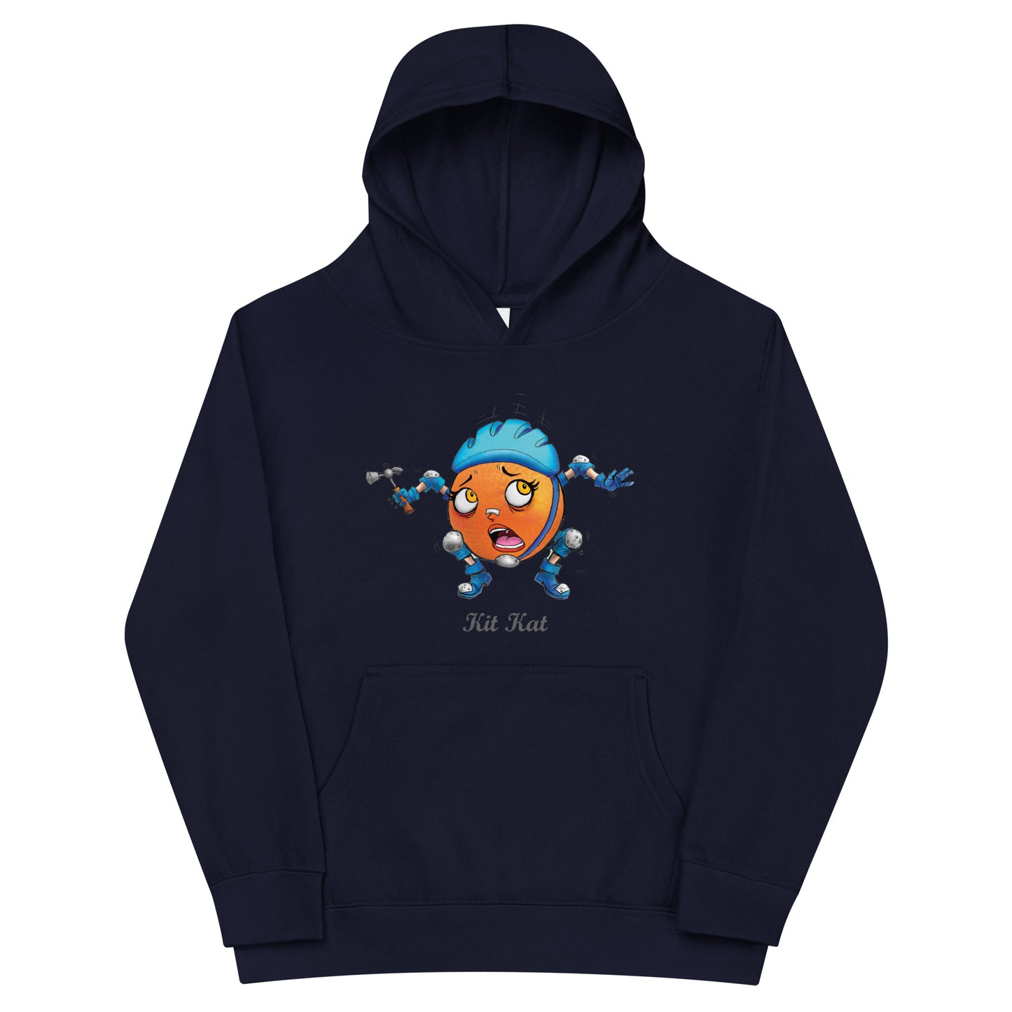 Kit Kat the Kick Ball Unisex Fleece Hoodie