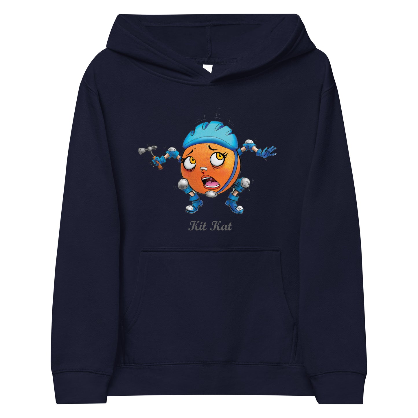 Kit Kat the Kick Ball Unisex Fleece Hoodie