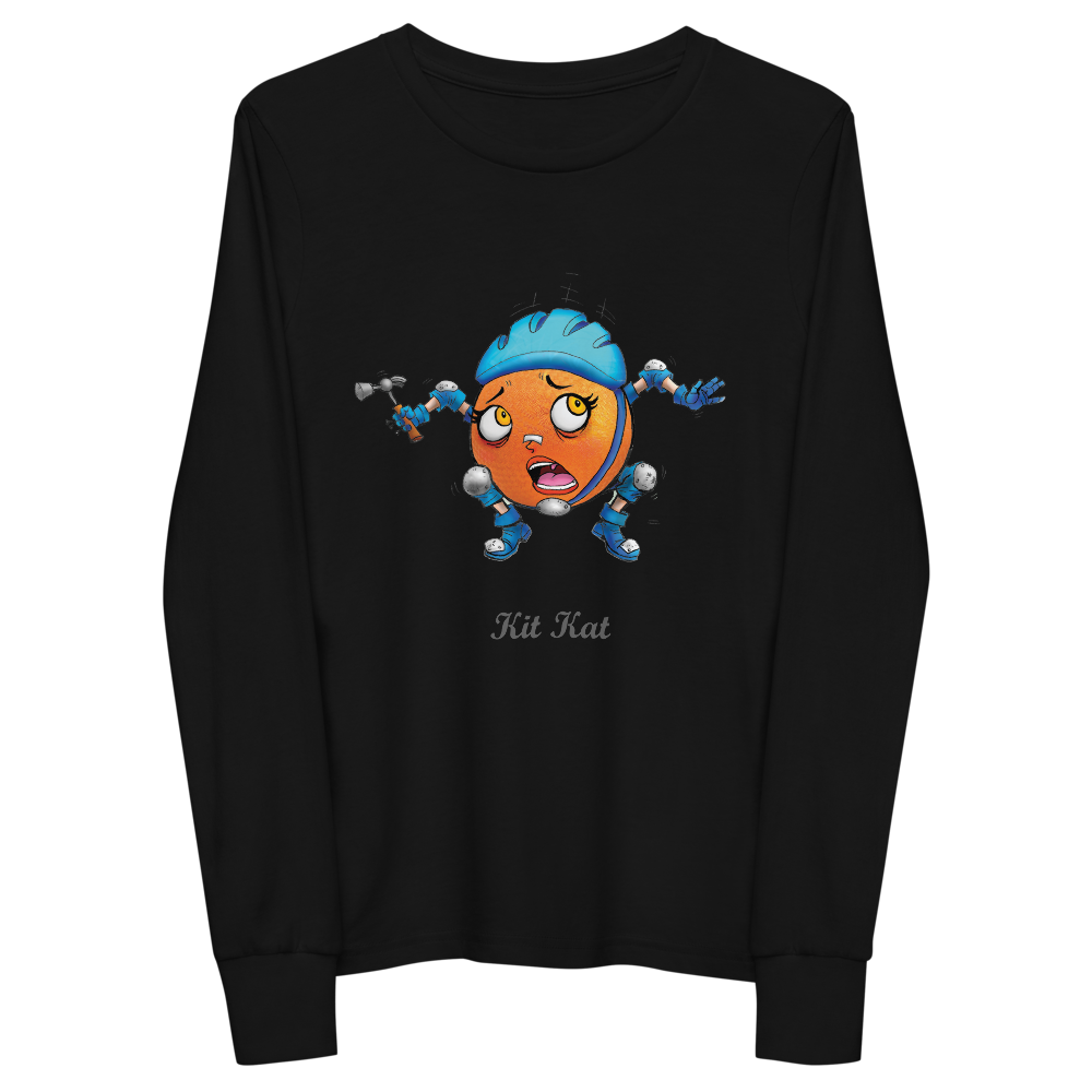 Kit Kat the Kick Ball Unisex Long Sleeve Tee
