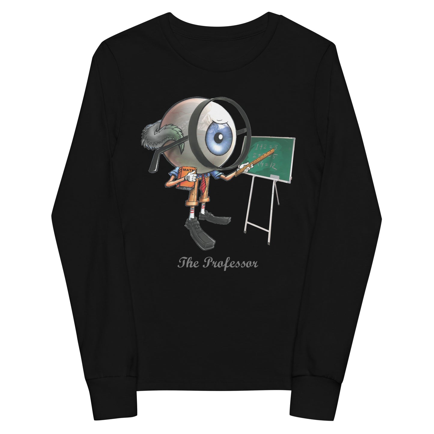 Professor the Eye Ball Unisex Long Sleeve Tee