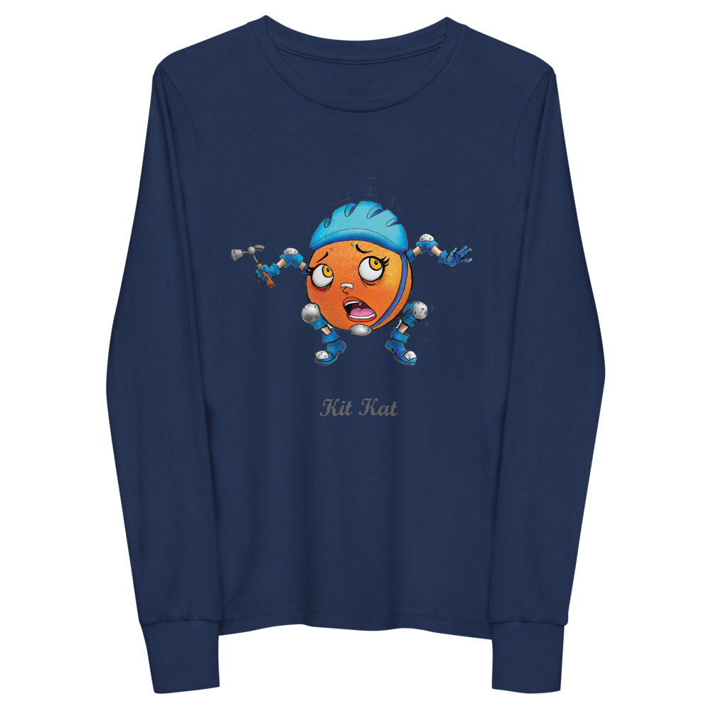 Kit Kat the Kick Ball Unisex Long Sleeve Tee