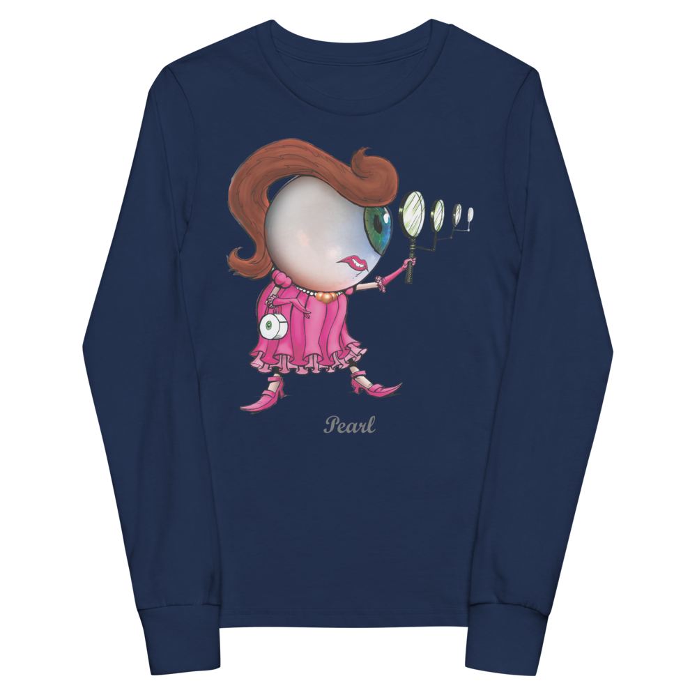 Pearl the Undercover Eye Ball Unisex Long Sleeve Tee