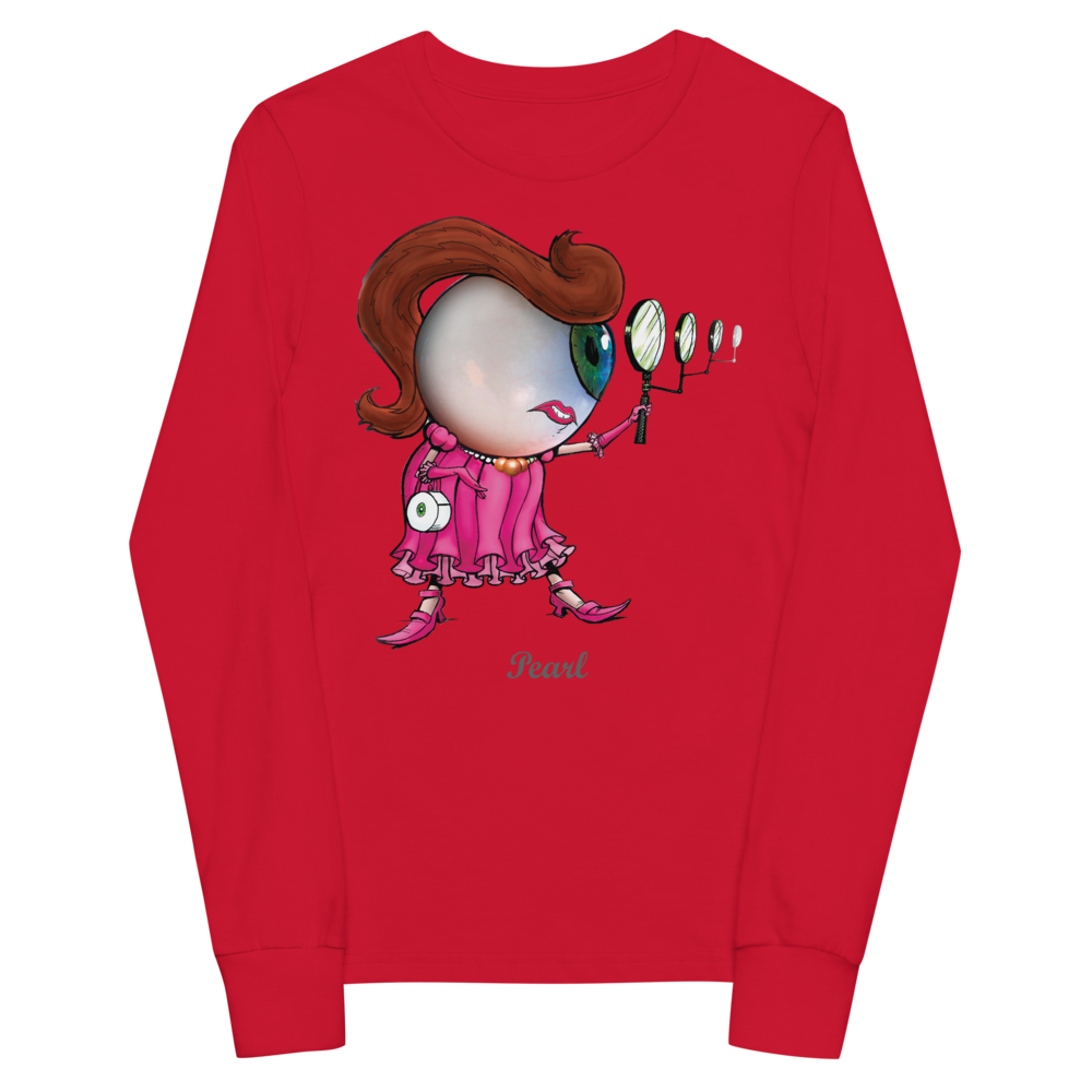 Pearl the Undercover Eye Ball Unisex Long Sleeve Tee