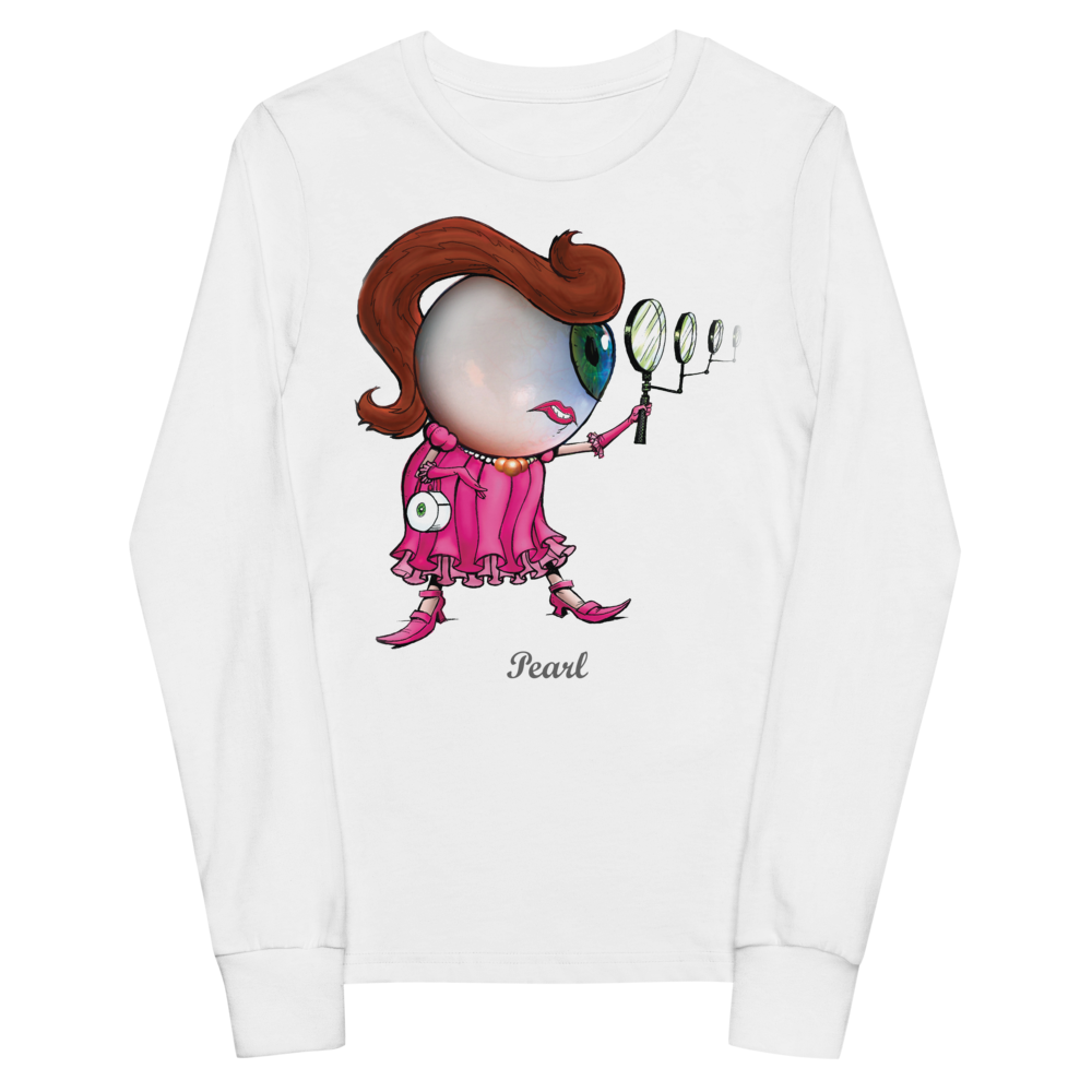 Pearl the Undercover Eye Ball Unisex Long Sleeve Tee