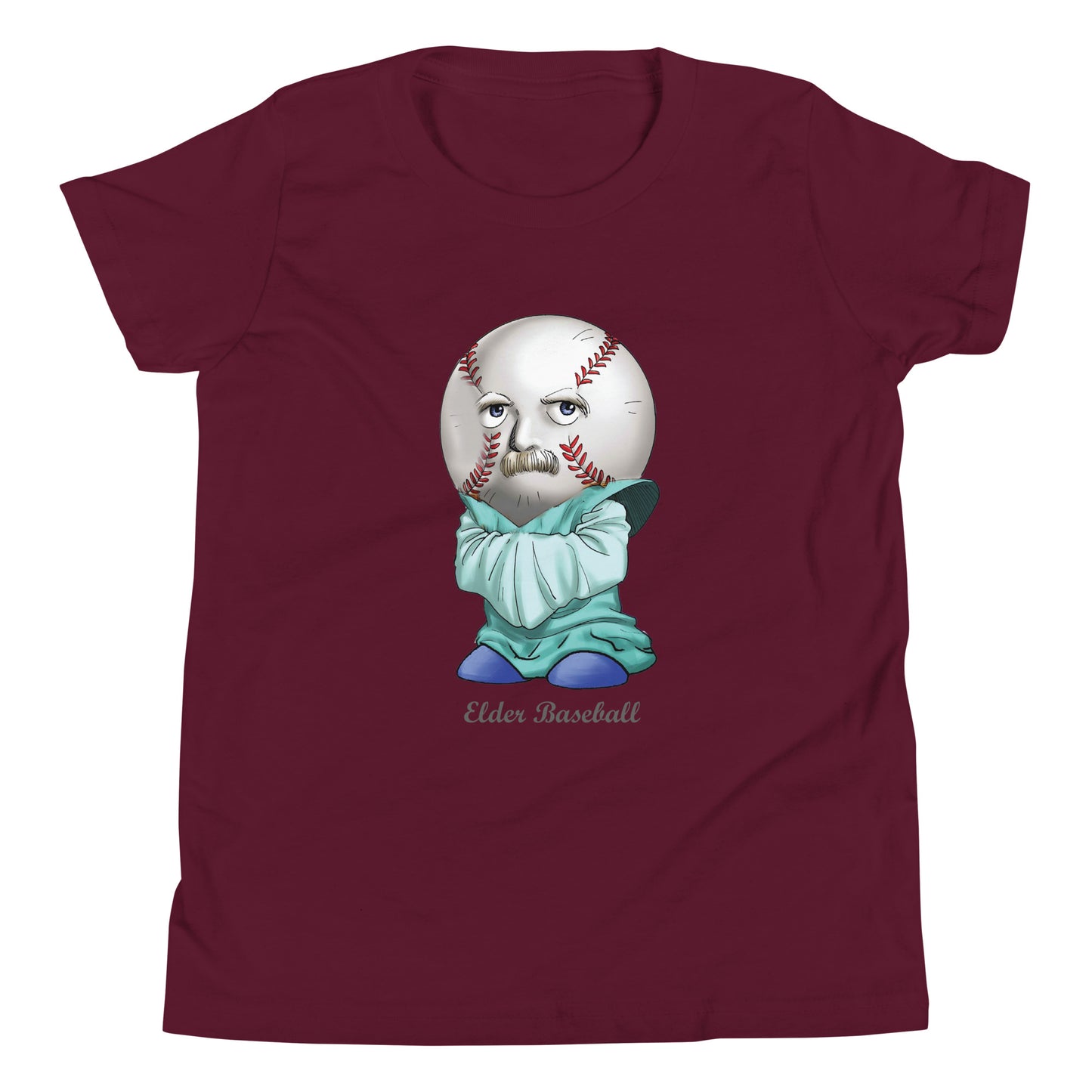Baseball Youth T-Shirt – Soft Cotton Short Sleeve Tee for Kids & Teens