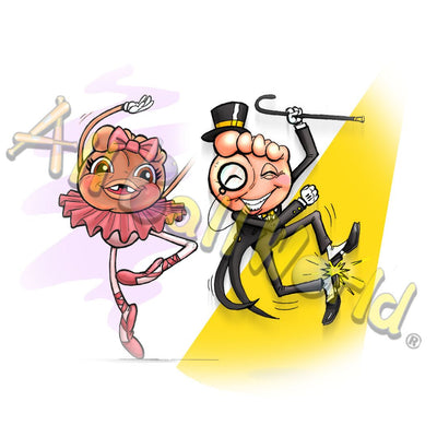 "TIPPY and TAPPY" the Balls of the Feet