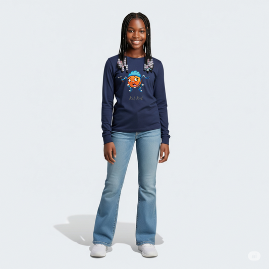 Kit Kat the Kick Ball Unisex Long Sleeve Tee