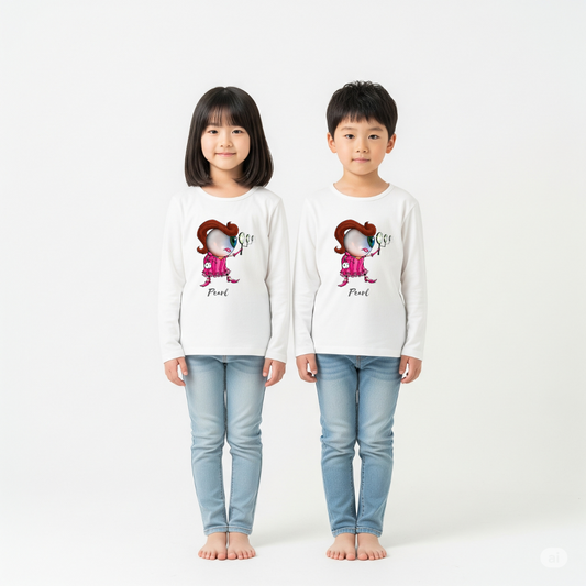 Pearl the Undercover Eye Ball Unisex Long Sleeve Tee