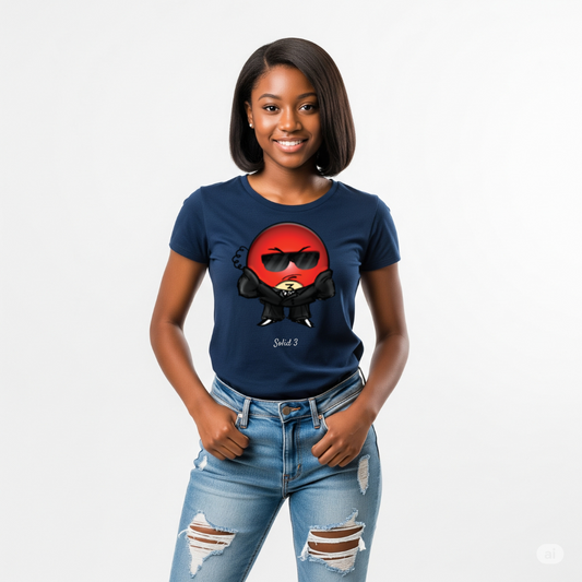 Solid 3 Youth Unisex Teen Tee