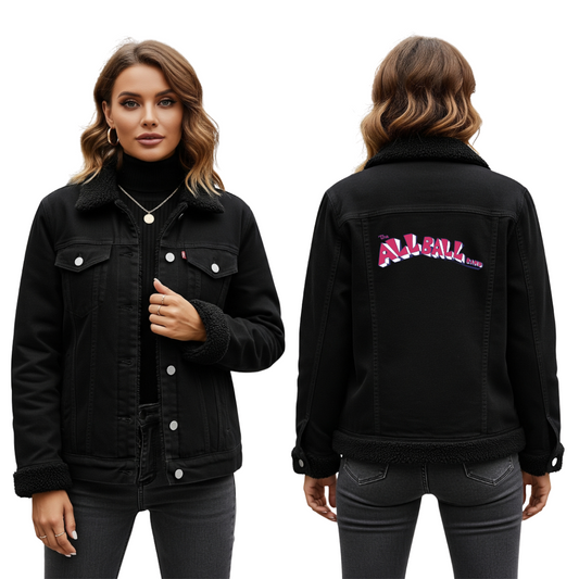 Unisex Sherpa-Lined Denim Jacket