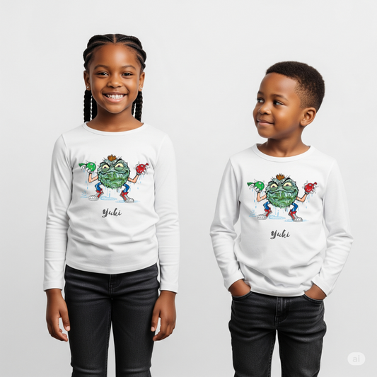 "Yuki the Spit-Ball" Unisex Long Sleeve Tee