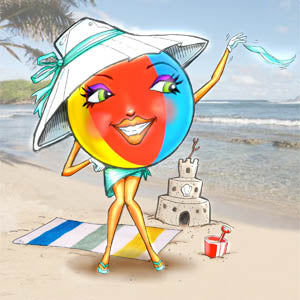 "BEAUTY" the Beach Ball