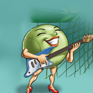 "LOVE" the Tennis Ball