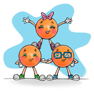 "WOPPIE, TOSSIE, and TUGGIE" the Juggling Balls