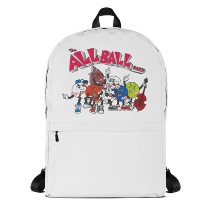 The All Ball Band White Bagpack