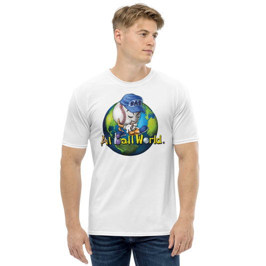 All Ball World Men's White T-shirt