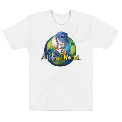 All Ball World Men's White T-shirt