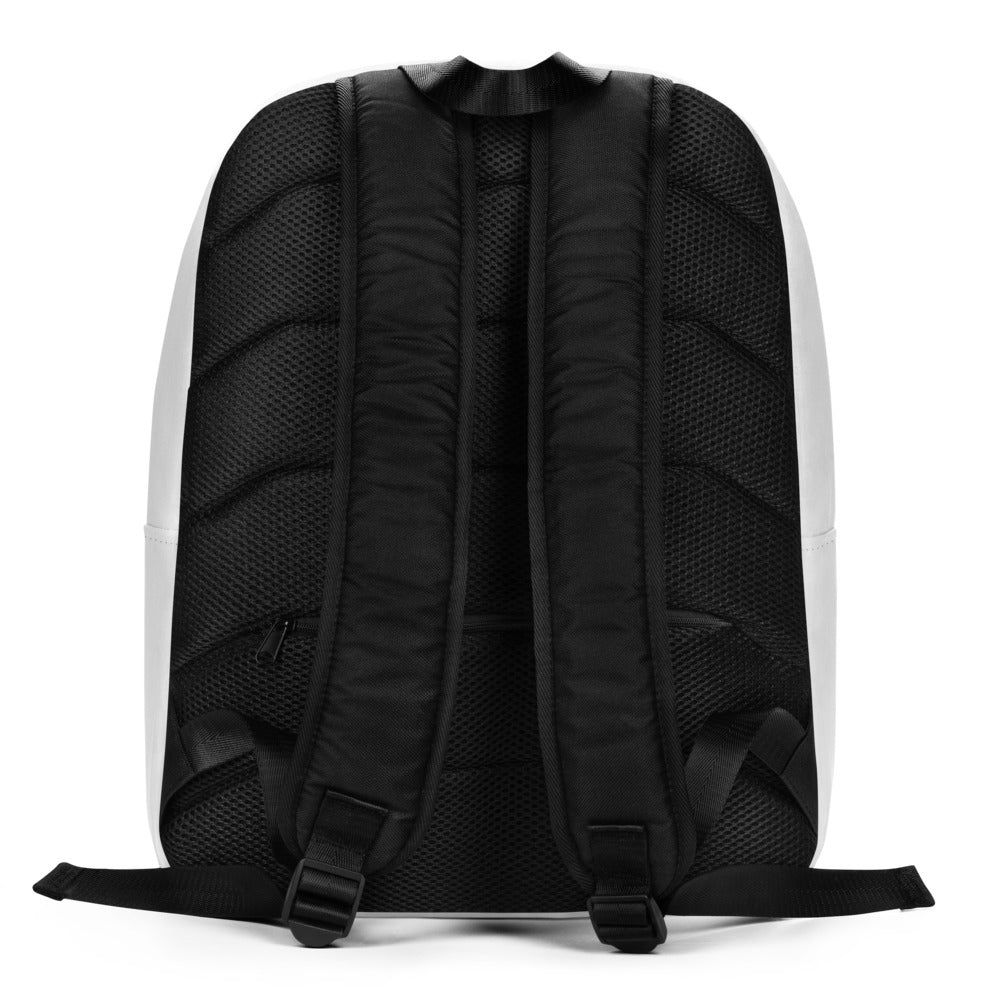 "Rainbow" Water-Resistant White Backpack