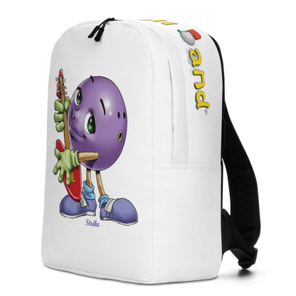 "Strike" Durable Water Resistant White Backpack