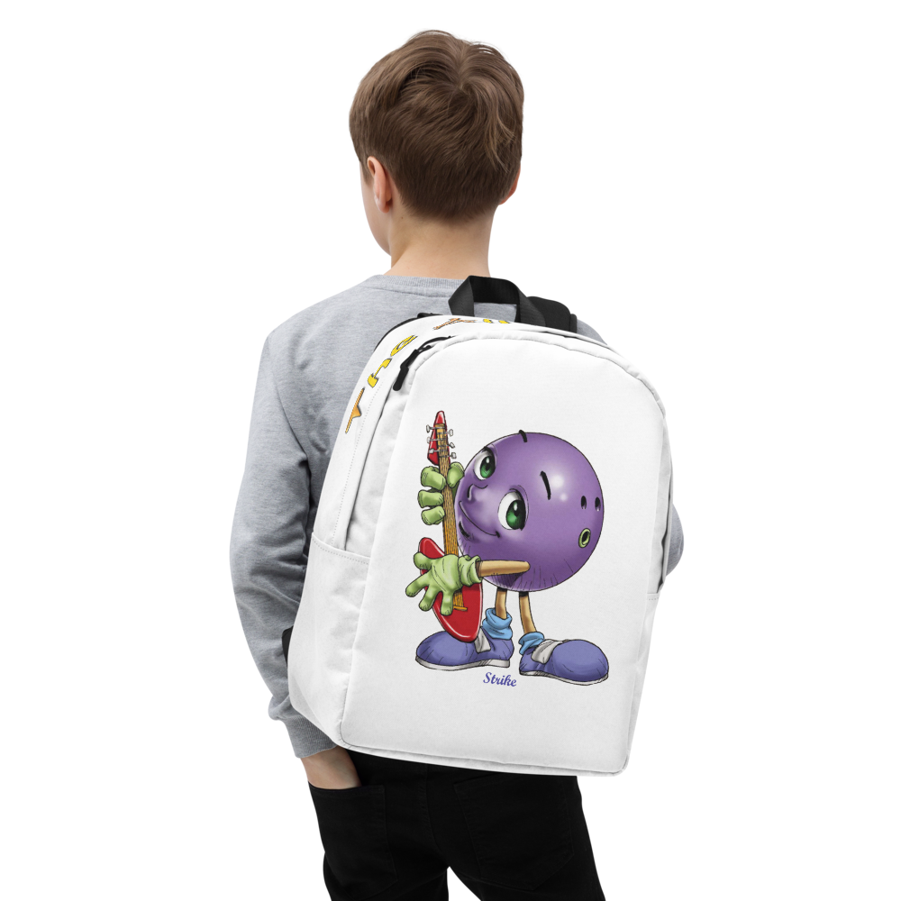 Durable Water-Resistant White Backpack