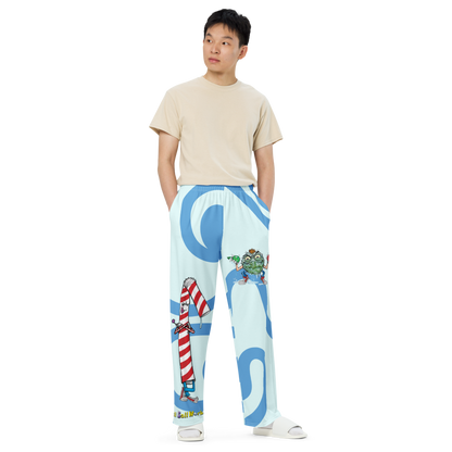 Alim Unisex Wide-Leg Jersey Pants