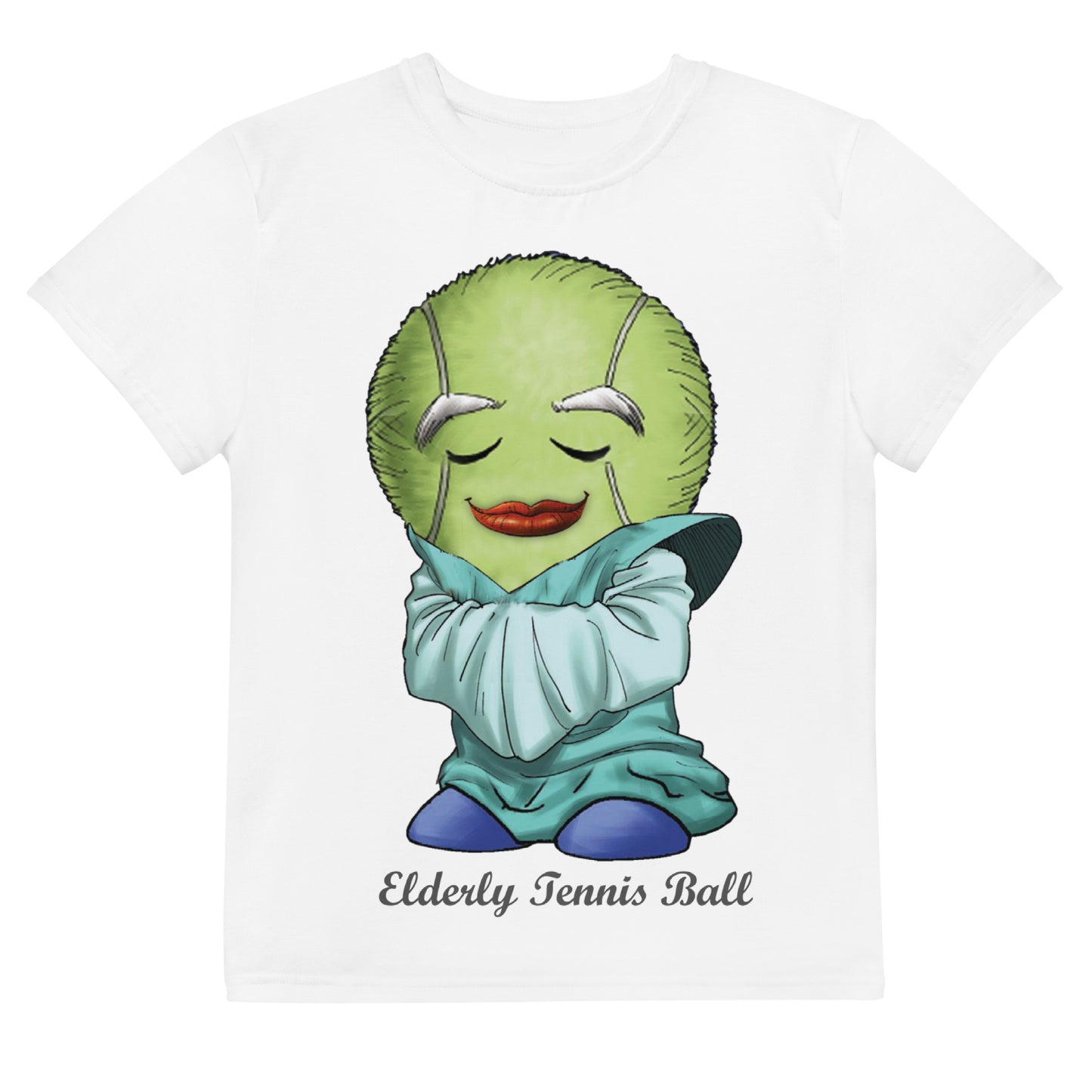 Elderly Tennis Ball - Unisex White T-Shirt