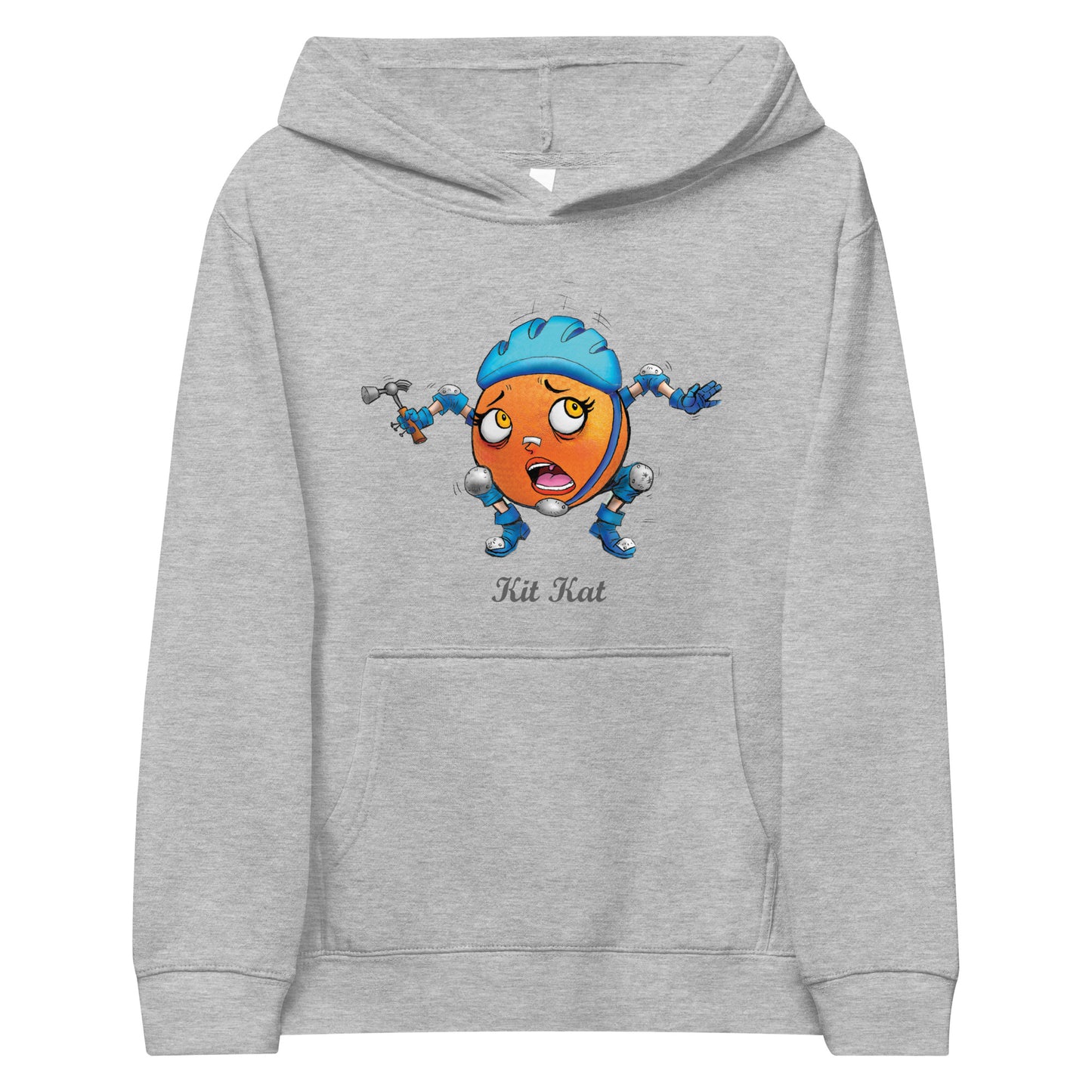 Kit Kat the Kick Ball Unisex Fleece Hoodie