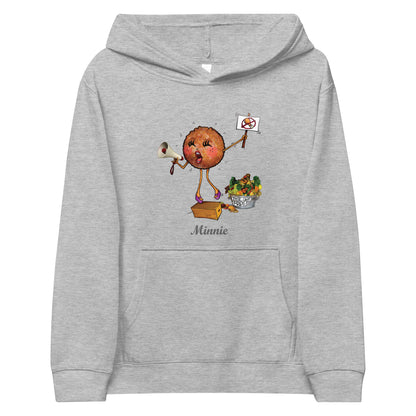 Minnie the Meat Ball Kids Unisex  Hoodie
