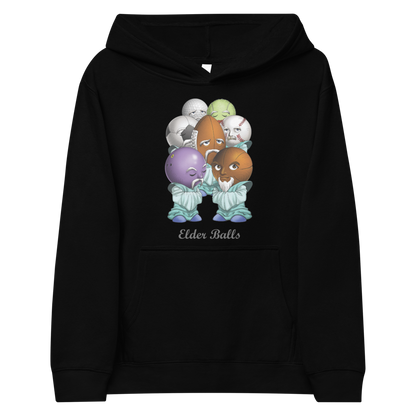 "Elderly Balls" Fleece Unisex Hoodie for Kids
