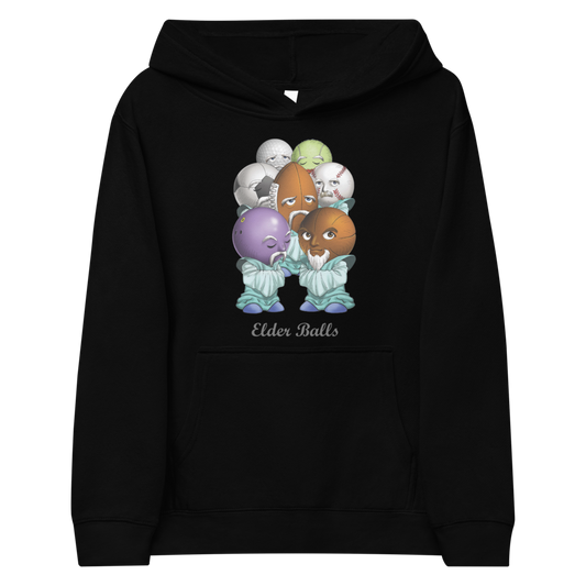 "Elderly Balls" Fleece Unisex Hoodie for Kids