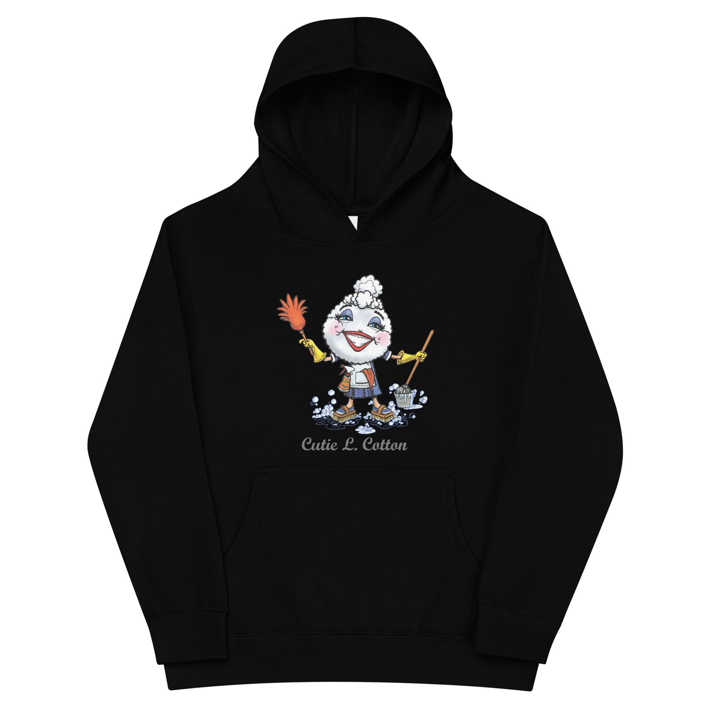 Cutie L. Cotton Unisex Fleece Hoodie Pullover