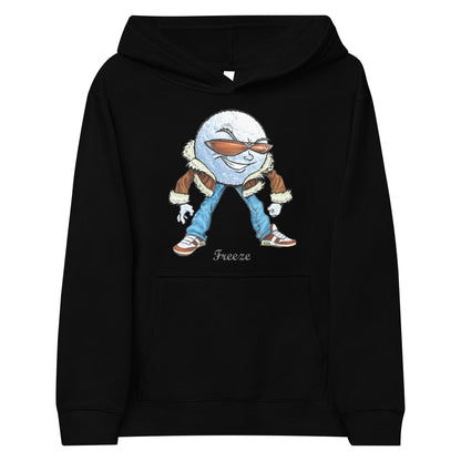 Freeze the Snow Ball Kids Fleece Hoodie Cotton Pullover