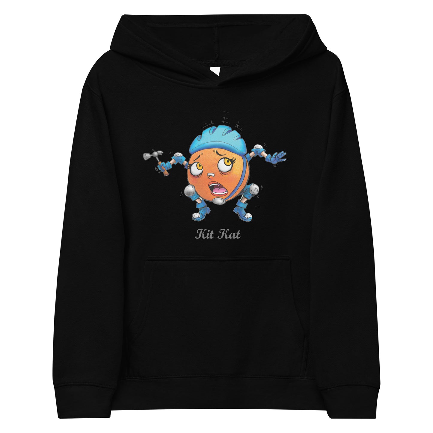 Kit Kat the Kick Ball Unisex Fleece Hoodie