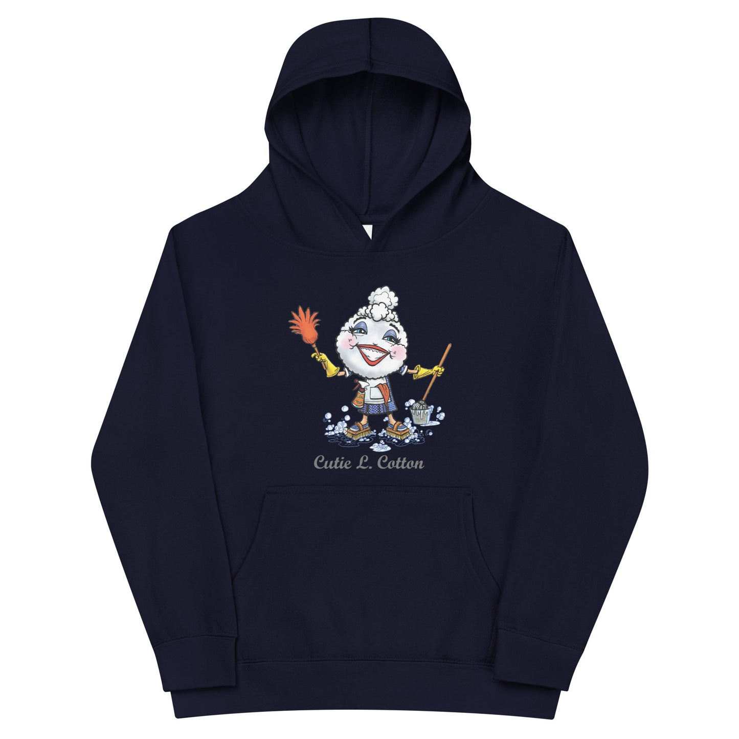 Cutie L. Cotton Unisex Fleece Hoodie Pullover