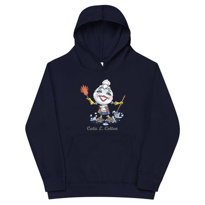 Cutie L. Cotton Fleece Hoodie Pullover for Girls