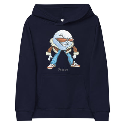 Freeze the Snow Ball Kids Fleece Hoodie Cotton Pullover