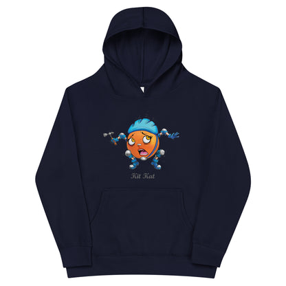 Kit Kat the Kick Ball Unisex Fleece Hoodie