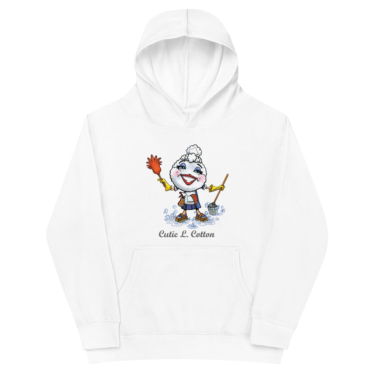 Cutie L. Cotton Unisex Fleece Hoodie Pullover