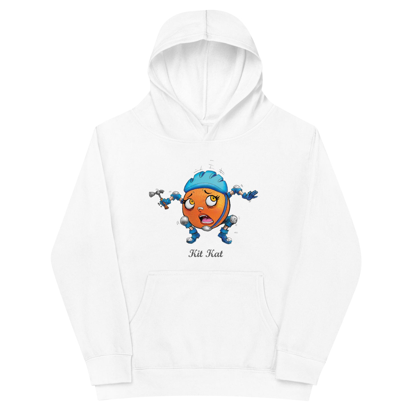 Kit Kat the Kick Ball Unisex Fleece Hoodie