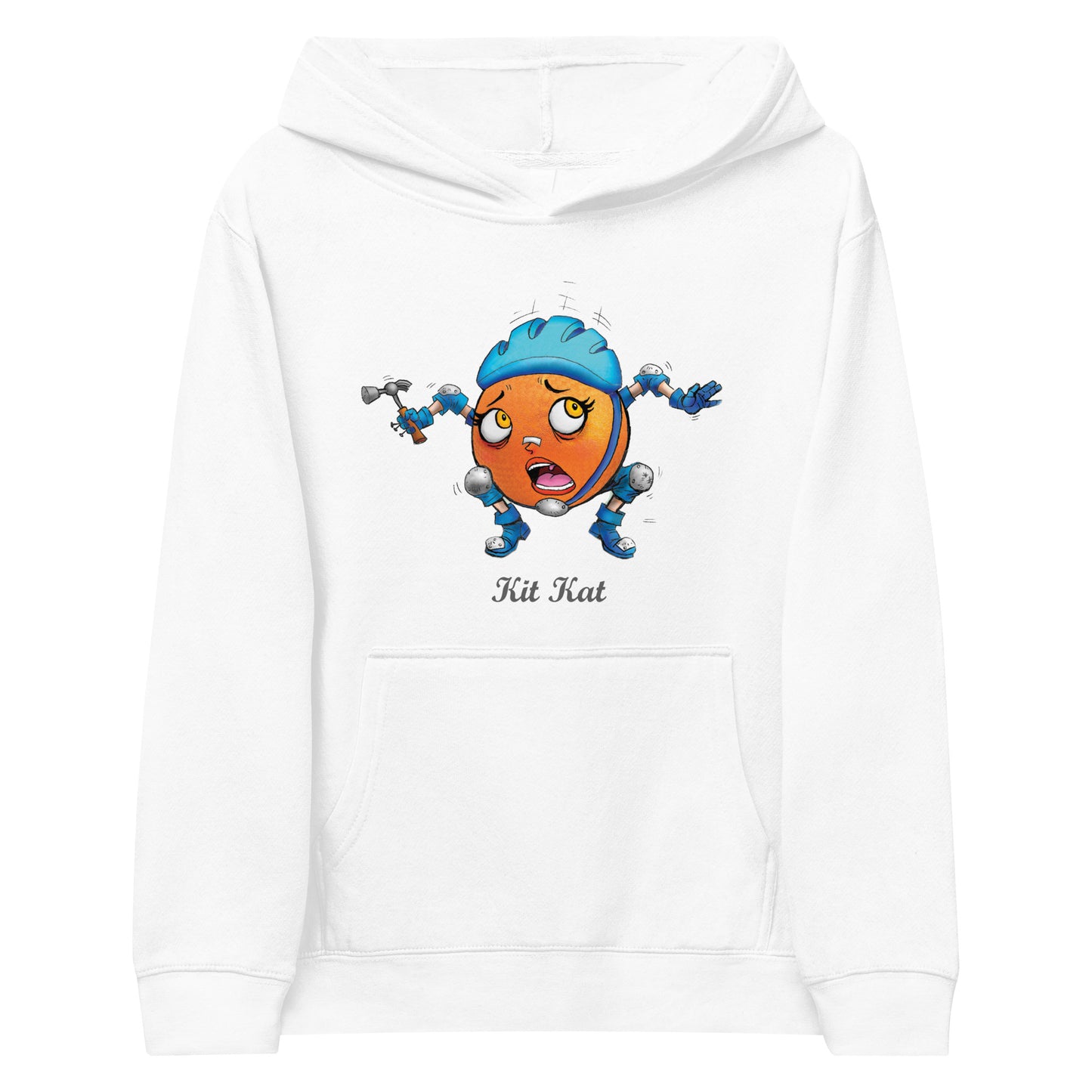 Kit Kat the Kick Ball Unisex Fleece Hoodie