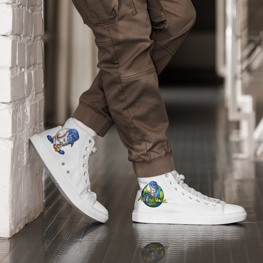 "All Ball World" – Handmade Canvas Men's Shoes
