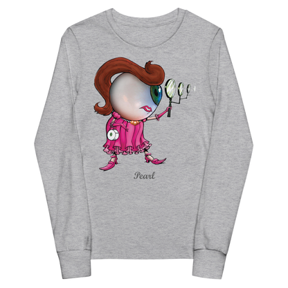 Pearl the Undercover Eye Ball Unisex Long Sleeve Tee