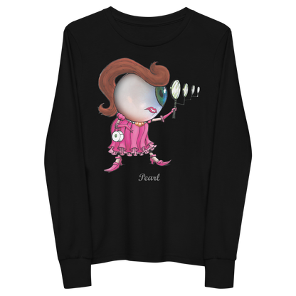 Pearl the Undercover Eye Ball Unisex Long Sleeve Tee