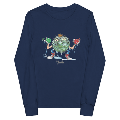 "Yuki the Spit-Ball" Unisex Long Sleeve Tee