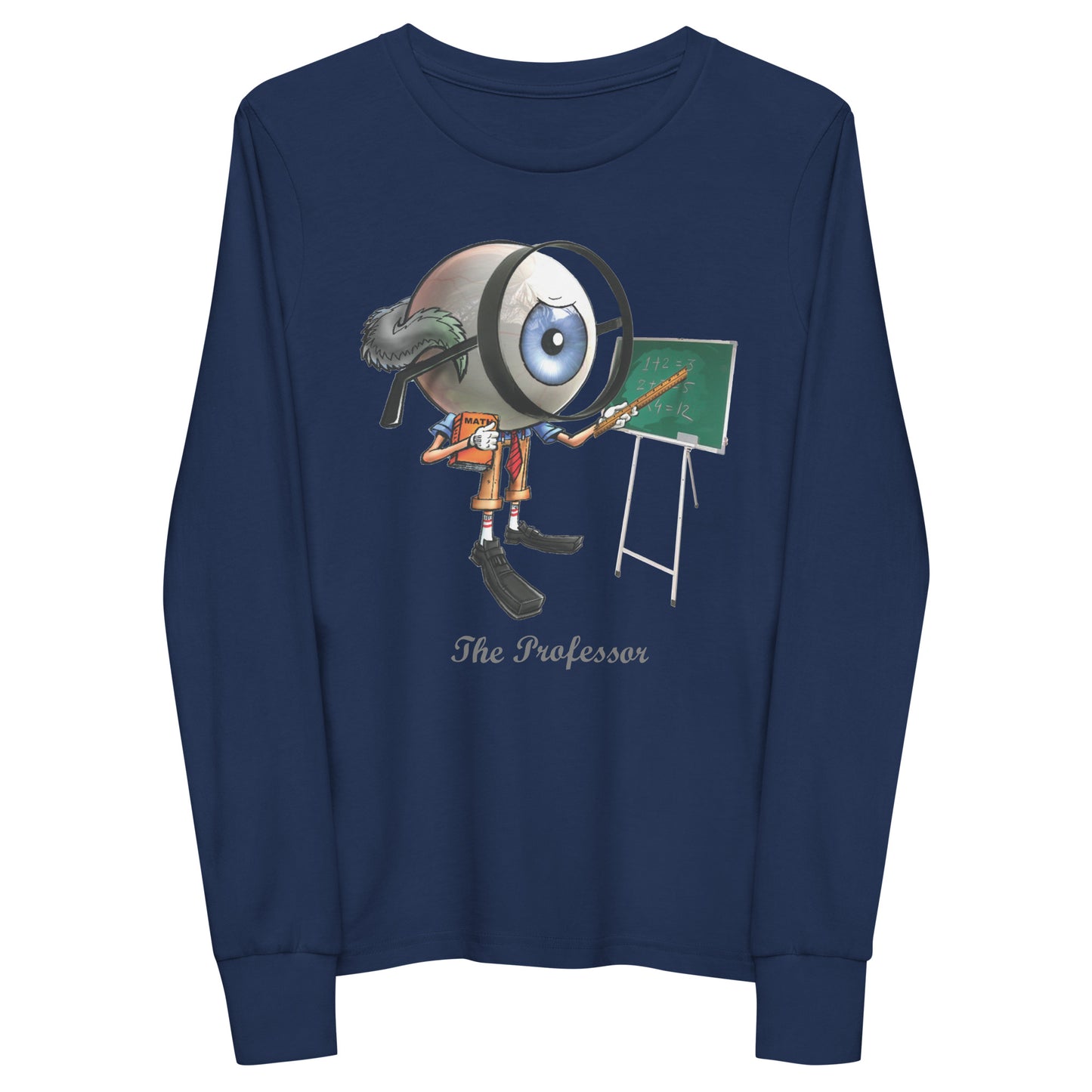 Professor the Eye Ball Unisex Long Sleeve Tee